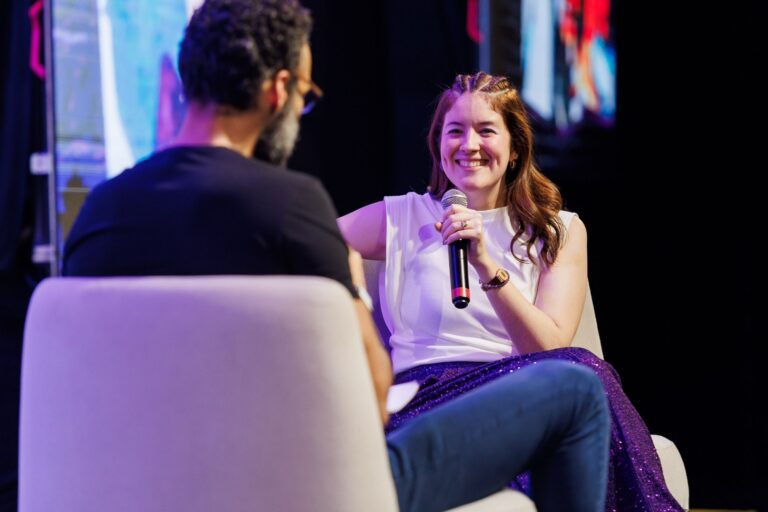 Dá Licença Pouso Alegre(MG), evento realizado pela Glue, palestra empresarial, Steph Gomides COO do Aiqfome + Igor Remigio CEO do Aiqfome