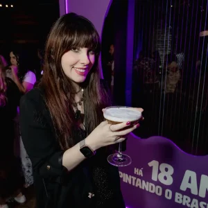 Evento empresarial Aniversário 18 anos Aiq, Paula Abeche Diretora de eventos da Glue